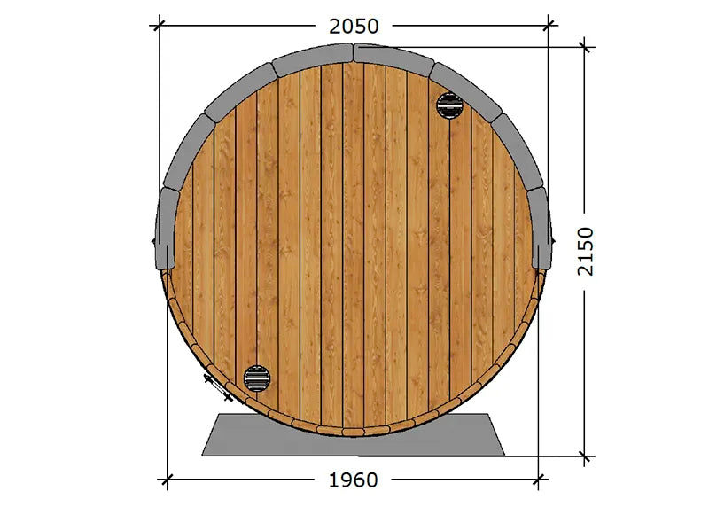 ThermoZen R Outdoor Sauna - 4 Person