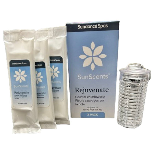 NEW Sundance SunScent Rejuvenate Coastal Wildflowers 3 Pad Pack - Aromatherapy Foam Pads for Sundance Spas