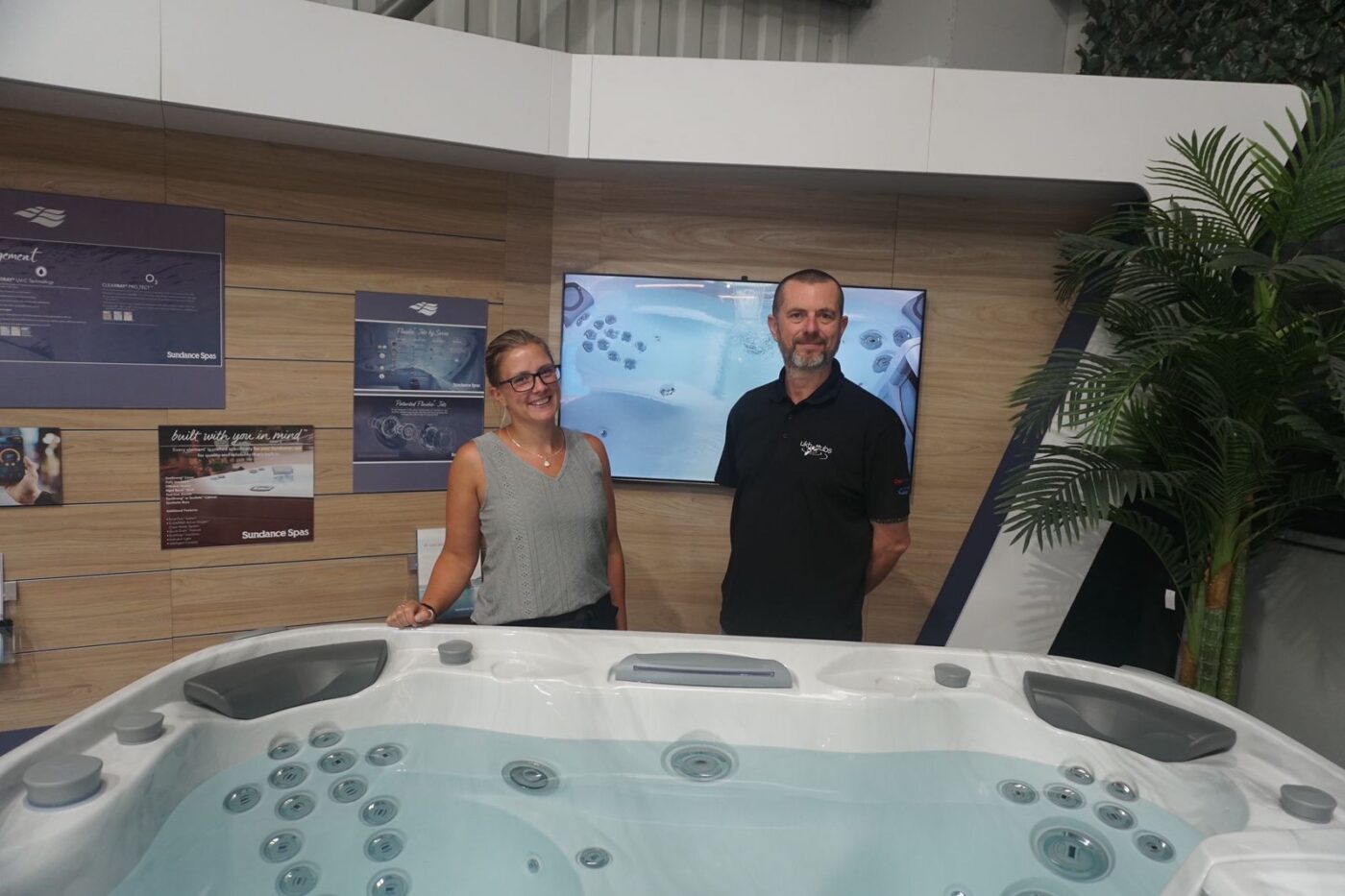 My Hot Tub Shop Employees Victoria & Simon