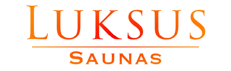 Luksus saunas logo dark orange