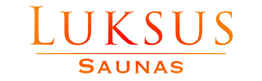 Luksus saunas logo dark orange
